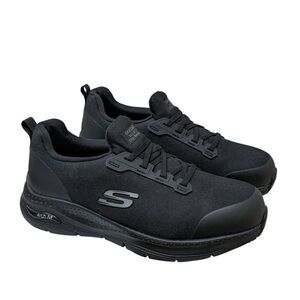 Sketchers Arch Fit Slip Resistant Alloy Toe Work Sneakers